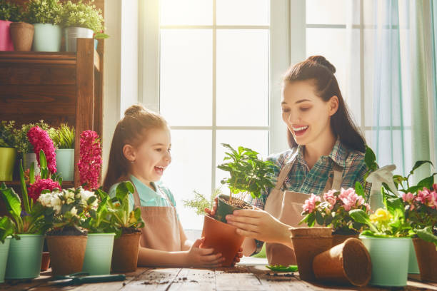 istock Happy family in spring day. 660839012