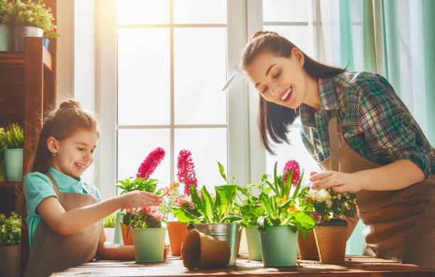 istock Happy family in spring day. 660841126