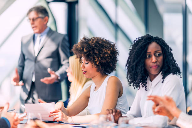 istock Business people attending a meeting 660844134