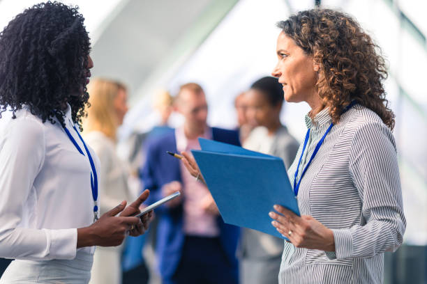 istock Business people attending a conference 660885084