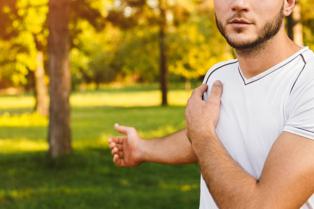 istock Starting day with exercising in the park 660897256
