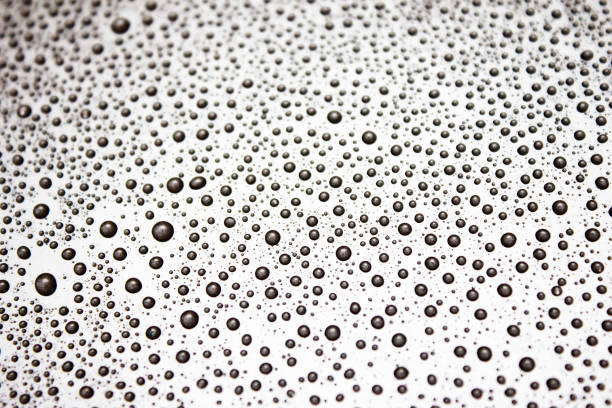 istock Water backgrounds with water drops. Blue water bubbles. 660898276