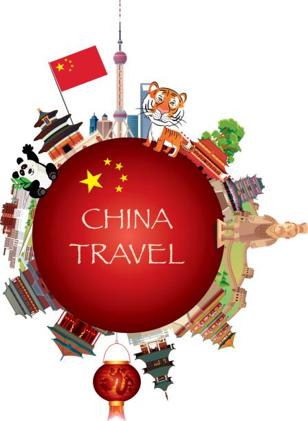 china reisen - terracotta power famous place chinese culture stock-grafiken, -clipart, -cartoons und -symbole