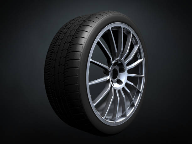 istock Performance Tire and Steel Rim 660923416
