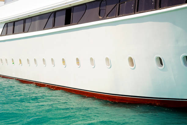 istock Fragment of motor boat 660936914