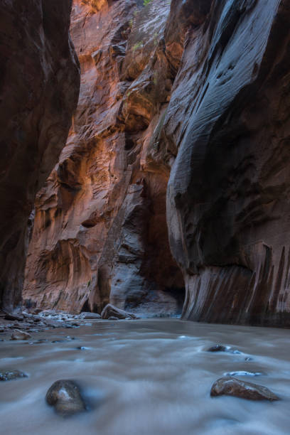 istock Hiking the Narrows in Zion in Fall 660982996