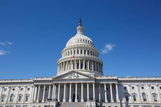 capitolio de washington dc - capitol hill voting dome state capitol building fotografías e imágenes de stock