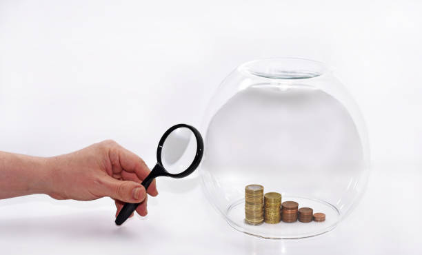 istock Glass aquarium. Money abstraction. 660991008