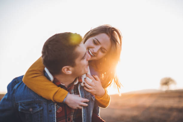 istock Lovefull young couple outdoor 661014344