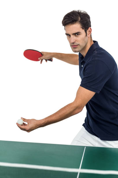 istock Confident male athlete playing table tennis 661024946