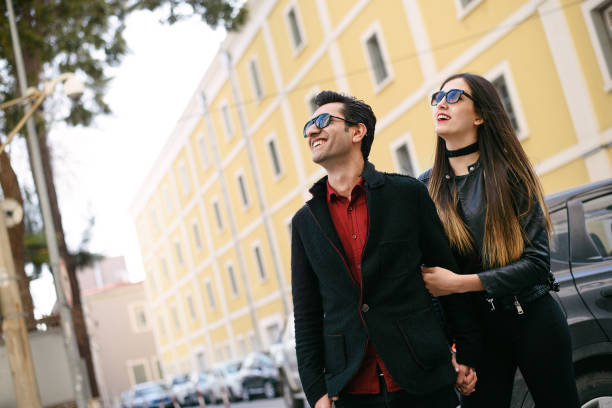 istock Young couple in the city 661030756