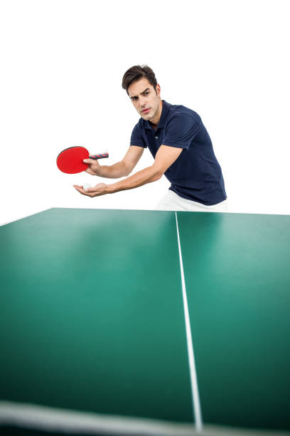 istock Confident male athlete playing table tennis 661031836