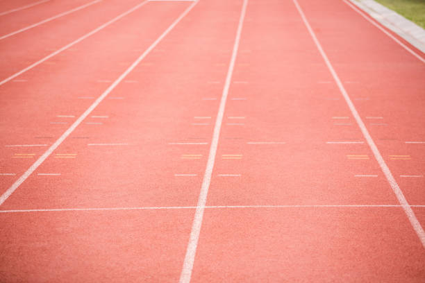 istock Close-up of running track 661052154