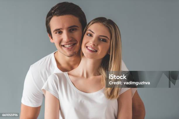 Beautiful Young Couple Stock Photo - Download Image Now - Adult, Adults Only, Arts Culture and Entertainment