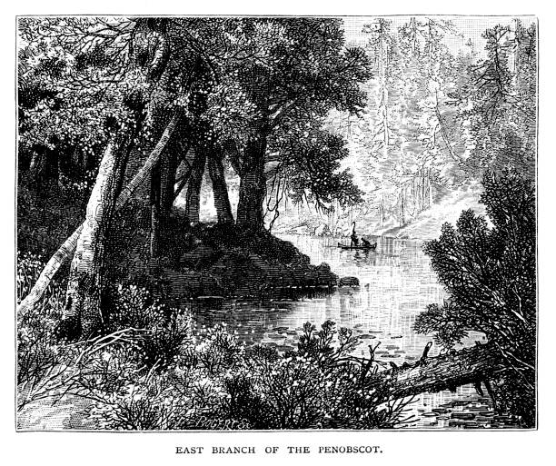 istock East branch of the Penobscot river in Maine 661057038