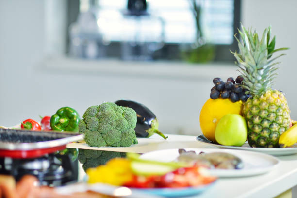 istock healthy foods are on the table in the kitchen 661075400