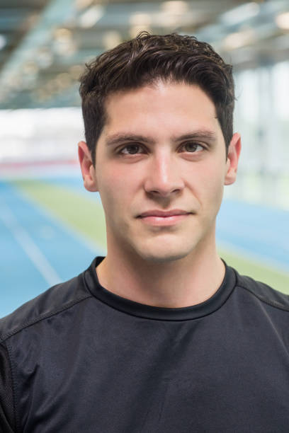 istock Fit man on the running track 661081644