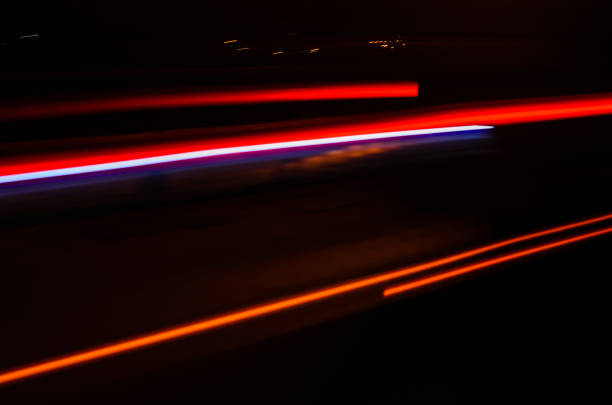 istock Trails of the car lights 661104530