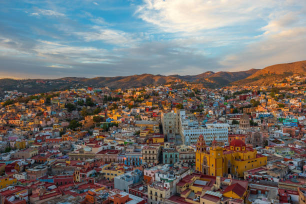 istock Guanajuato Skyline at Sunset 661136090