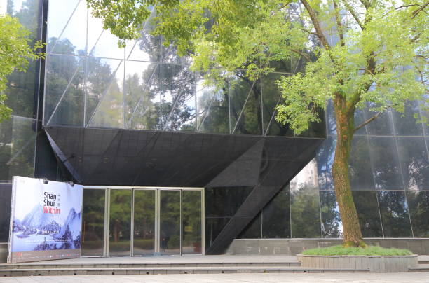 shanghai museum of contemporary art people's park shanghai cina - peoples park foto e immagini stock