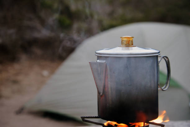 istock coffee at the campsite 661375782