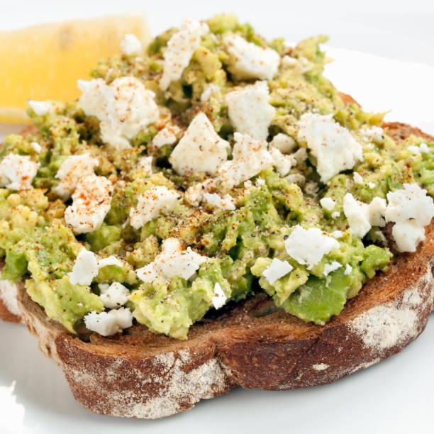 istock Avocado and Feta Cheese on Toast 661409588