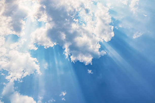 istock Beam of light and the clouds 661410056