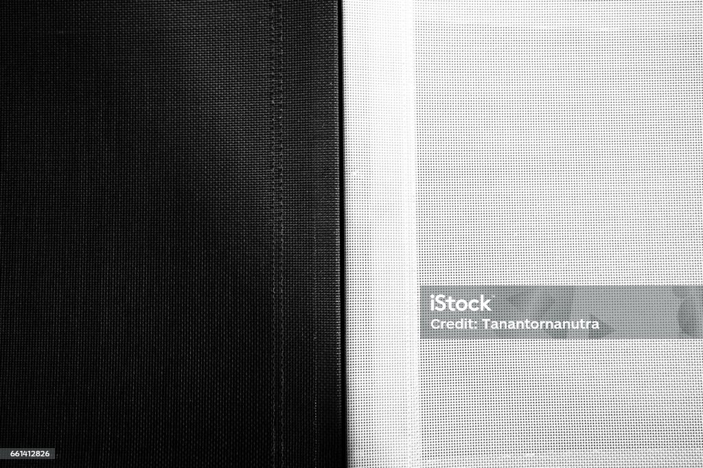 Tekstur Kain Hitam Dan Putih Foto Stok - Unduh Gambar Sekarang - Abu