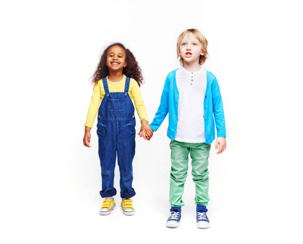 istock Adorable Kids on White Background 661415474