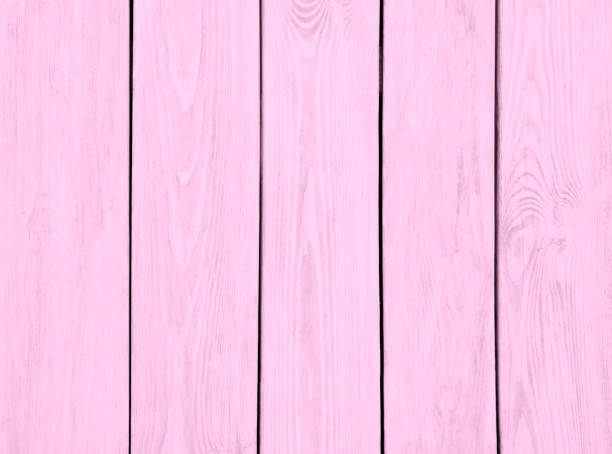 istock Pink wood texture of boards 661429072