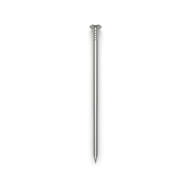 istock Alphabet made from nails, letter I. 661429174