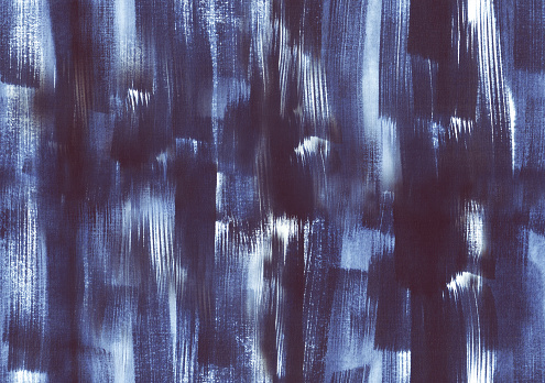Ink seamless pattern with brushstrokes