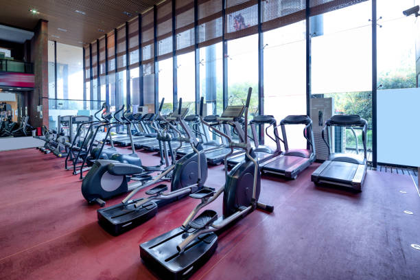 istock interior of modern gym 661440228