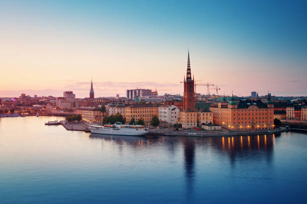 istock Stockholm at night in summer 661444024
