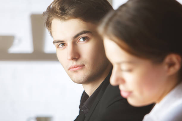 istock Man and woman portrait 661464174