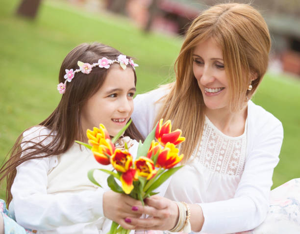 istock Mother Daughter Spring Portrait 661467860