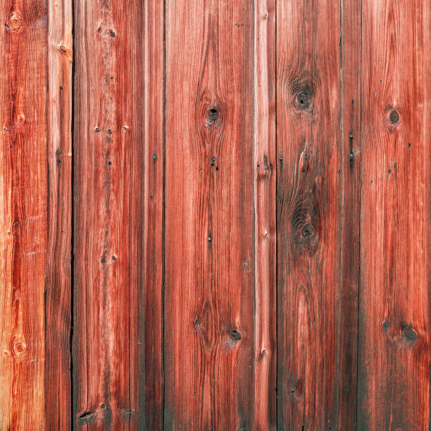 istock The old red wood texture with natural patterns 661481514