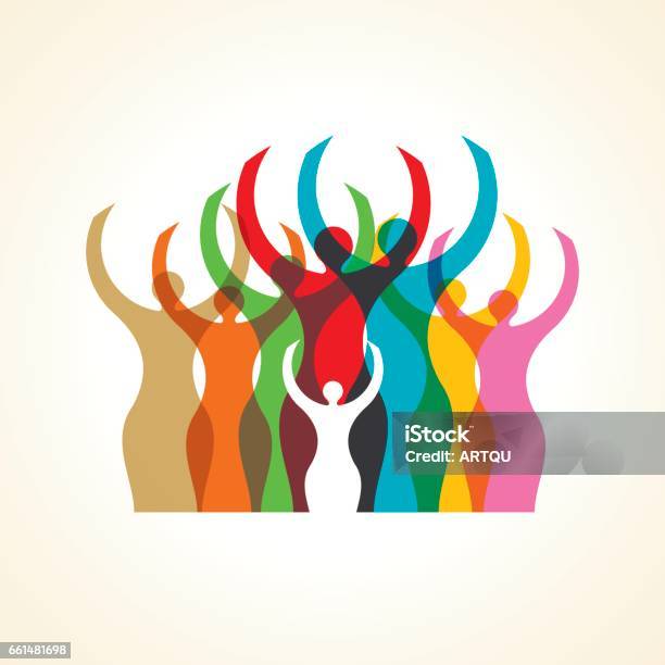Concept Of Woman Unity Stock Illustration - Download Image Now - Women, Confidence, Leadership