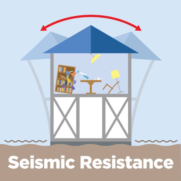 seismic resistant structure diagram seismic resistant structure diagram tremont stock illustrations