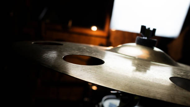 istock Drum Cymbal In Music Studio Close Up 661495324