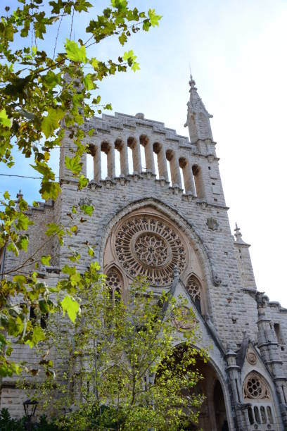 City views, house facades, Mallorca, Spain, Soller