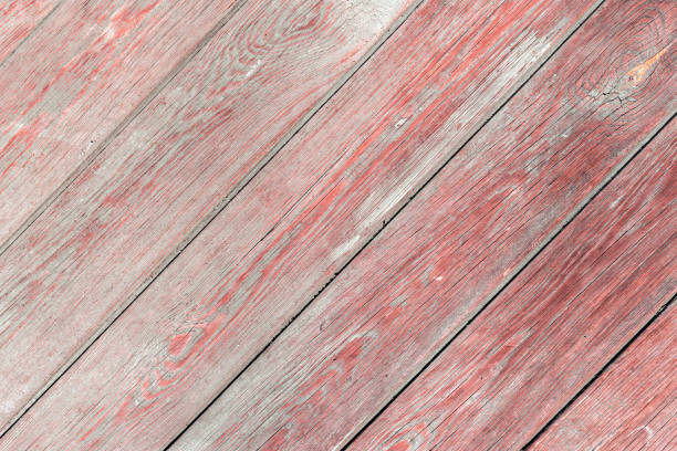 The old red wood texture with natural patterns