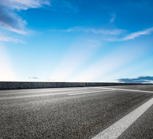 istock Asphalt road and sky at sunset 661514458