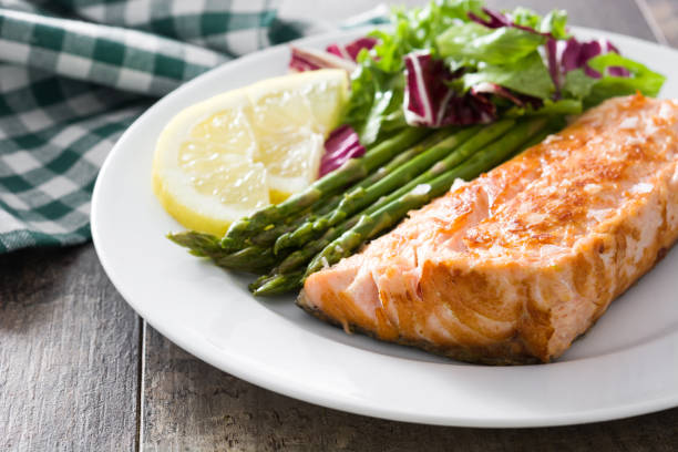 istock Grilled salmon fillet 661532674