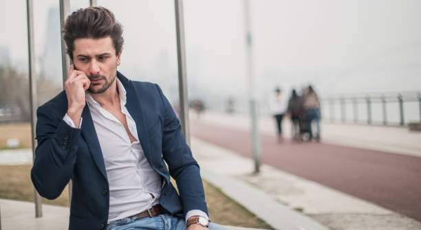 istock Handsome man on the phone 661538314