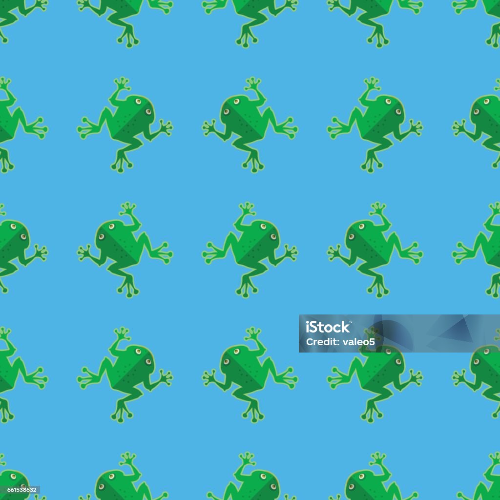 Frog Pattern Body Seamless Cartoon Frog Pattern Stock Illustration - Download Image Now ...