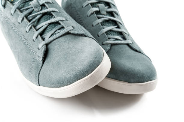 istock Pair of suede man's shoes 661574152