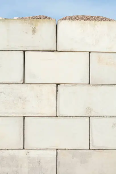 White concrete wall