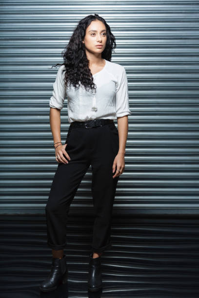 istock Mixed-race fashion model 661591162