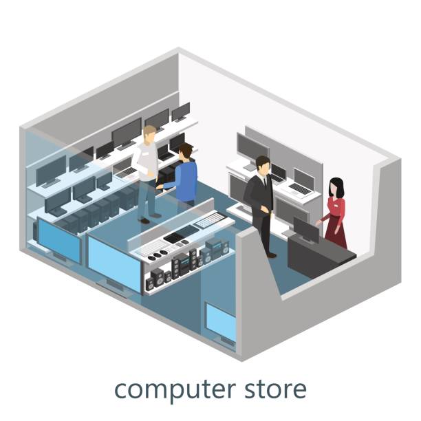 computer shop plan